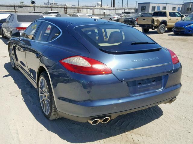 WP0AB2A78BL062222 - 2011 PORSCHE PANAMERA S BLUE photo 3