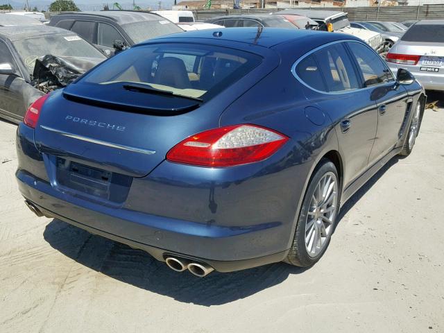 WP0AB2A78BL062222 - 2011 PORSCHE PANAMERA S BLUE photo 4