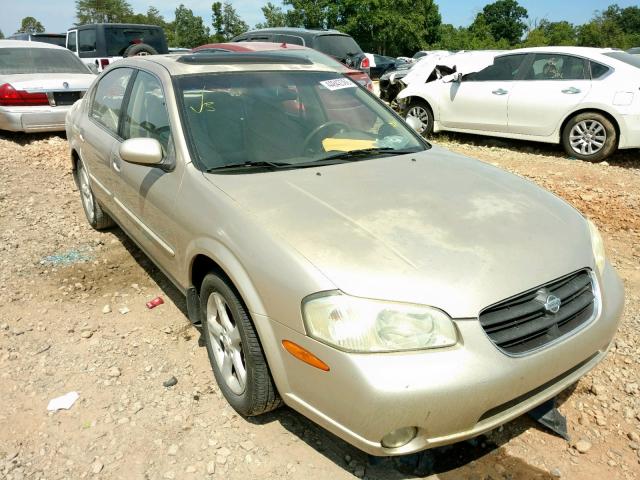 JN1CA31D81T615931 - 2001 NISSAN MAXIMA GXE GOLD photo 1