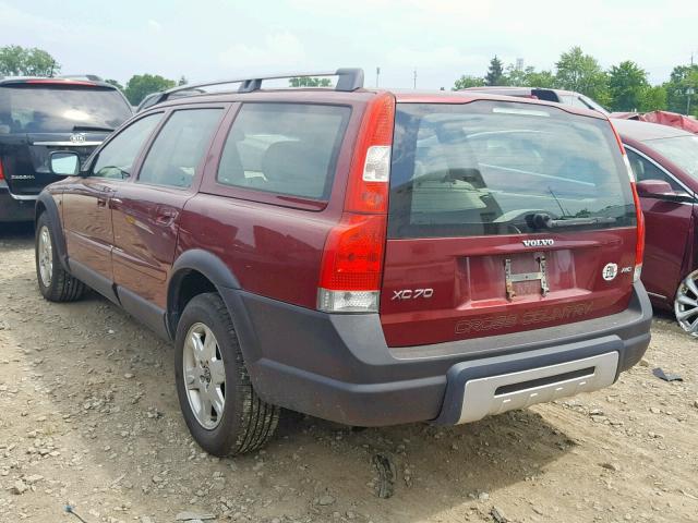 YV4SZ592961215165 - 2006 VOLVO XC70 RED photo 3