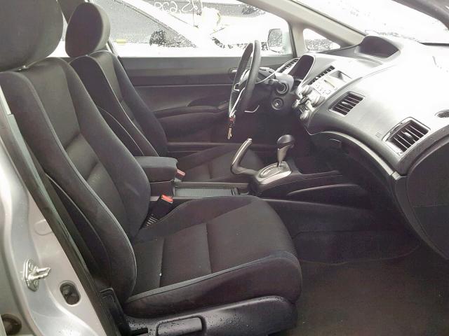 2HGFA1F65AH313181 - 2010 HONDA CIVIC LX-S ვერცხლისფერი ფოტო 5