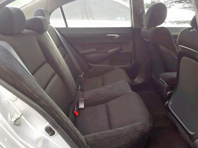 2HGFA1F65AH313181 - 2010 HONDA CIVIC LX-S ვერცხლისფერი ფოტო 6