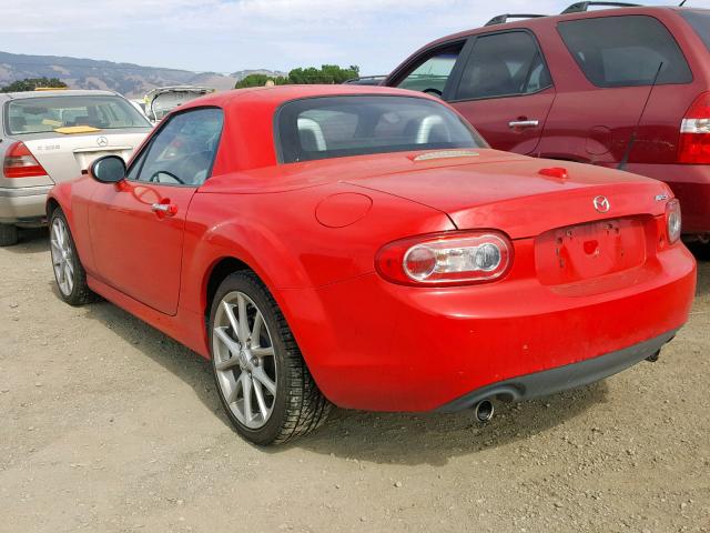 JM1NC2FF9A0209758 - 2010 MAZDA MX-5 MIATA RED photo 3