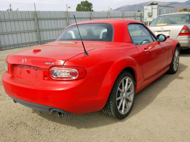 JM1NC2FF9A0209758 - 2010 MAZDA MX-5 MIATA RED photo 4