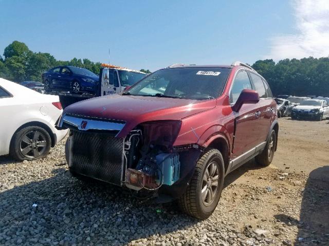 3GSCL33P88S637564 - 2008 SATURN VUE XE RED photo 2