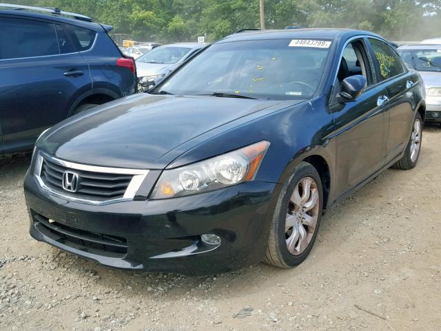 5KBCP36859B501988 - 2009 HONDA ACCORD EXL BLACK photo 2