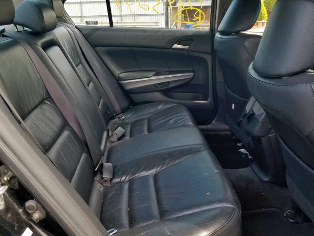 5KBCP36859B501988 - 2009 HONDA ACCORD EXL BLACK photo 6