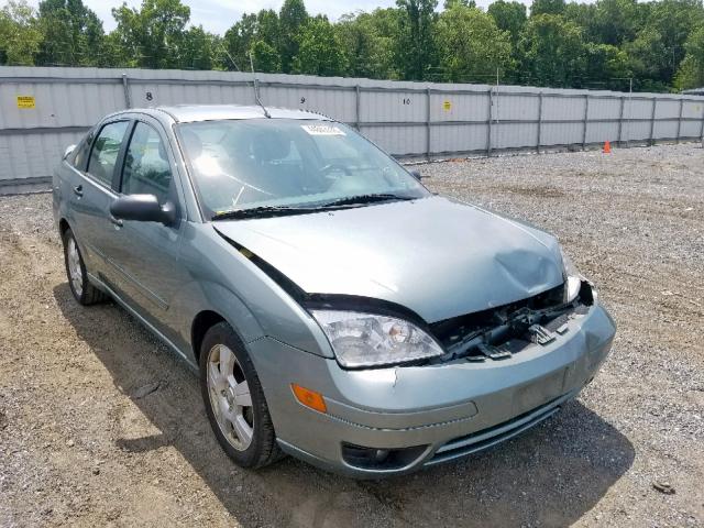 1FAHP34N05W233330 - 2005 FORD FOCUS ZX4 GREEN photo 1