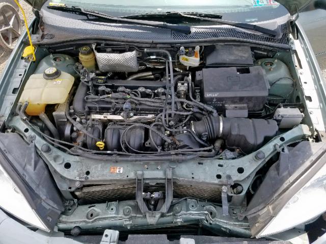 1FAHP34N05W233330 - 2005 FORD FOCUS ZX4 GREEN photo 7