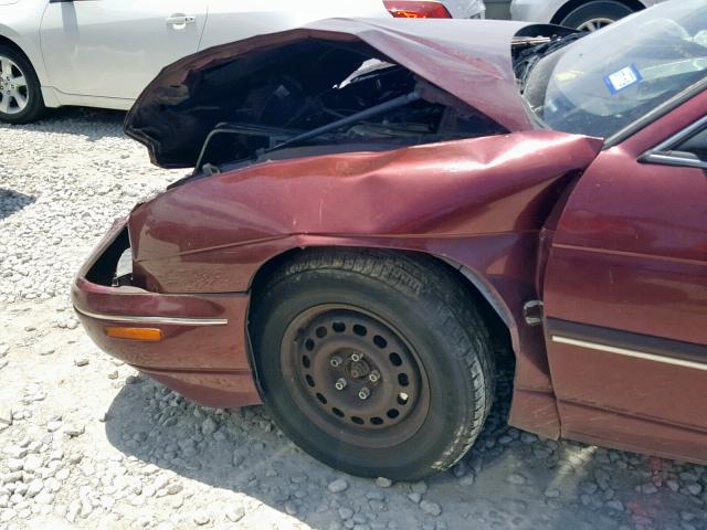 2G1WL52M5T9132284 - 1996 CHEVROLET LUMINA MAROON photo 9