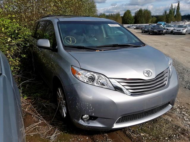 5TDDZ3DC9HS147598 - 2017 TOYOTA SIENNA XLE SILVER photo 1