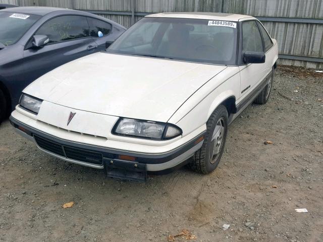 1G2WK14W5KF241470 - 1989 PONTIAC GRAND PRIX WHITE photo 2