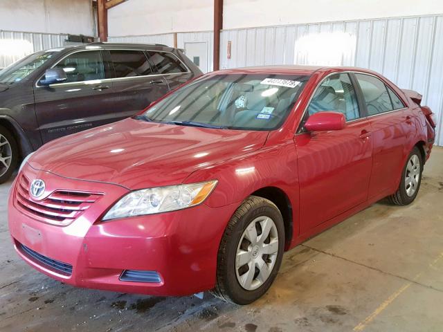 4T1BE46K59U342068 - 2009 TOYOTA CAMRY BASE RED photo 2