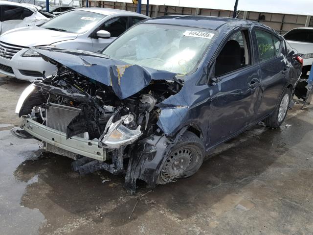 3N1CN7AP4GL835246 - 2016 NISSAN VERSA S BLUE photo 2