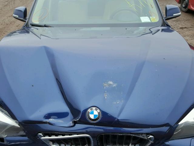 WBAVL1C50DVR91913 - 2013 BMW X1 XDRIVE2 BLUE photo 7