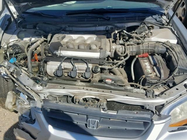 1HGCG2241YA020639 - 2000 HONDA ACCORD LX SILVER photo 7