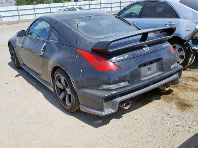 JN1BZ34E37M552376 - 2007 NISSAN 350Z COUPE BLACK photo 3