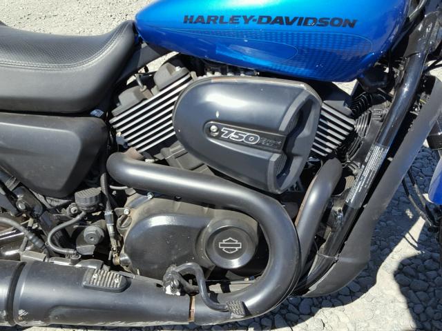 1HD4NCG37JC503365 - 2018 HARLEY-DAVIDSON XG750A A BLUE photo 7