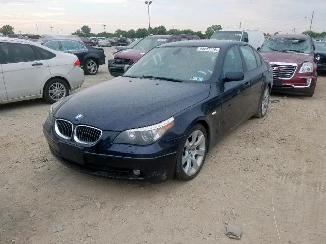 WBANB53597CN93562 - 2007 BMW 550 I BLACK photo 2