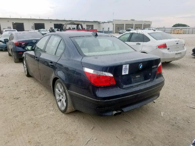 WBANB53597CN93562 - 2007 BMW 550 I BLACK photo 3