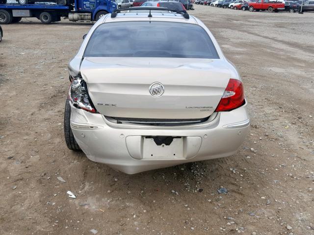 2G4WD582291268000 - 2009 BUICK LACROSSE C GOLD photo 10