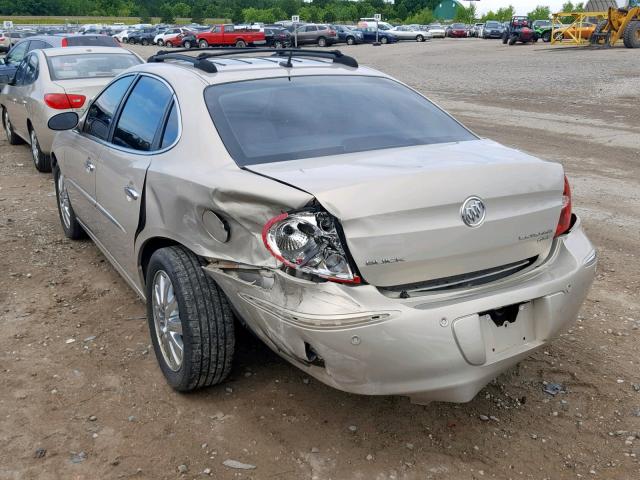 2G4WD582291268000 - 2009 BUICK LACROSSE C GOLD photo 3