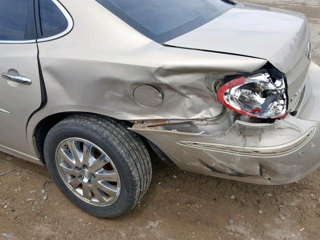 2G4WD582291268000 - 2009 BUICK LACROSSE C GOLD photo 9