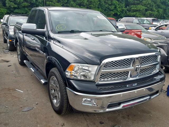 1C6RD7JT4CS146771 - 2012 DODGE RAM 1500 L BLACK photo 1