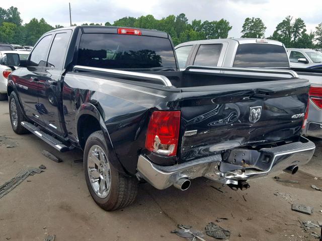 1C6RD7JT4CS146771 - 2012 DODGE RAM 1500 L BLACK photo 3