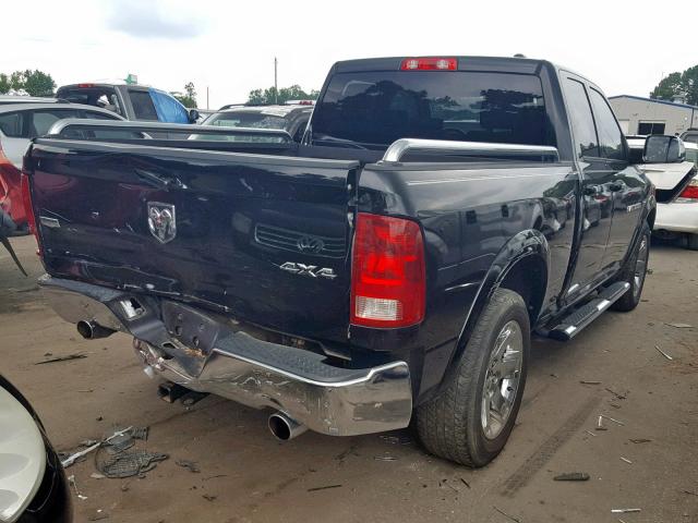 1C6RD7JT4CS146771 - 2012 DODGE RAM 1500 L BLACK photo 4