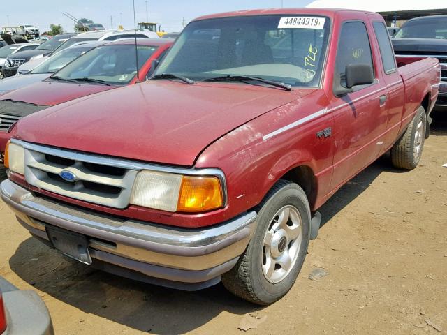 1FTCR14A1SPA99742 - 1995 FORD RANGER SUP RED photo 2