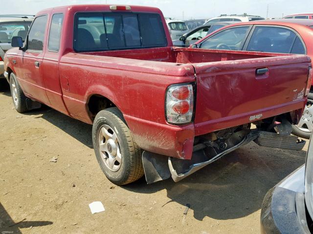 1FTCR14A1SPA99742 - 1995 FORD RANGER SUP RED photo 3