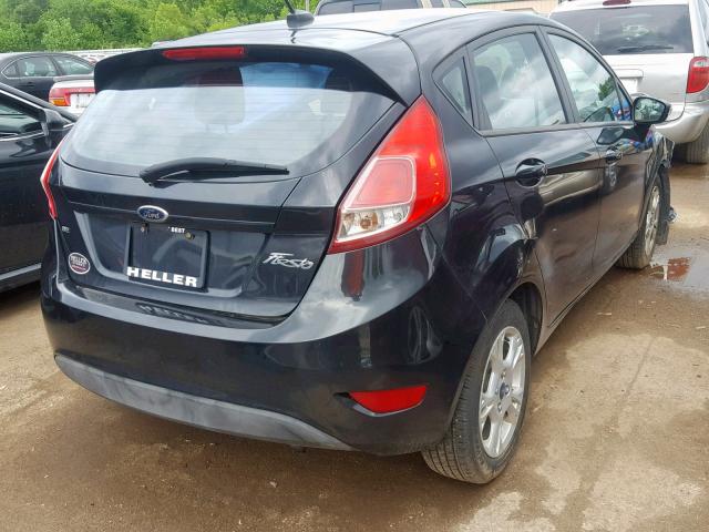 3FADP4EJ9EM111565 - 2014 FORD FIESTA SE BLACK photo 4