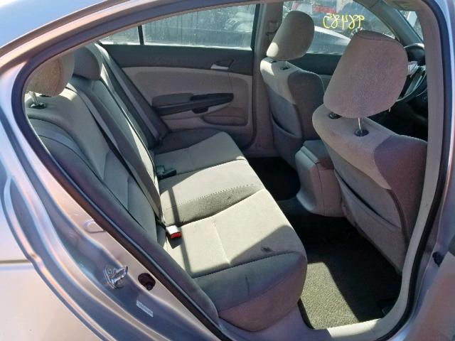 JHMCP26399C006198 - 2009 HONDA ACCORD LX SILVER photo 6