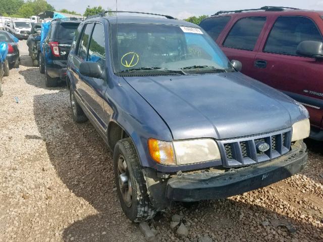 KNDJB723925124935 - 2002 KIA SPORTAGE BLUE photo 1