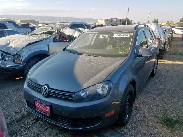 3VWPL7AJ2DM689285 - 2013 VOLKSWAGEN JETTA TDI GRAY photo 2