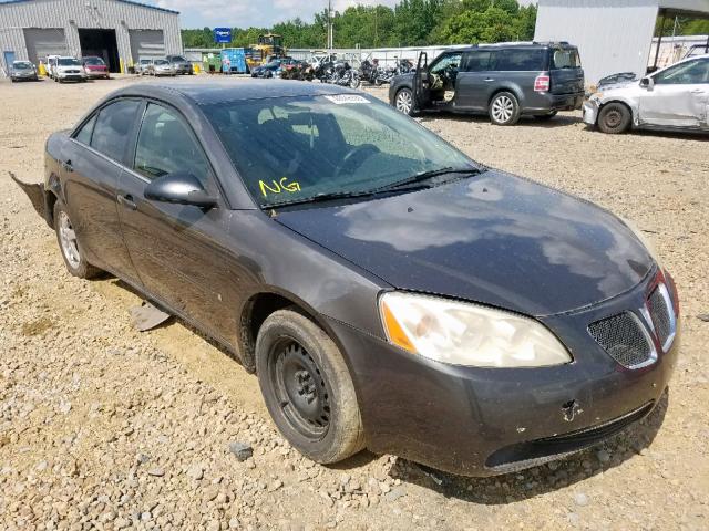 1G2ZF58B274141698 - 2007 PONTIAC G6 VALUE L BLACK photo 1