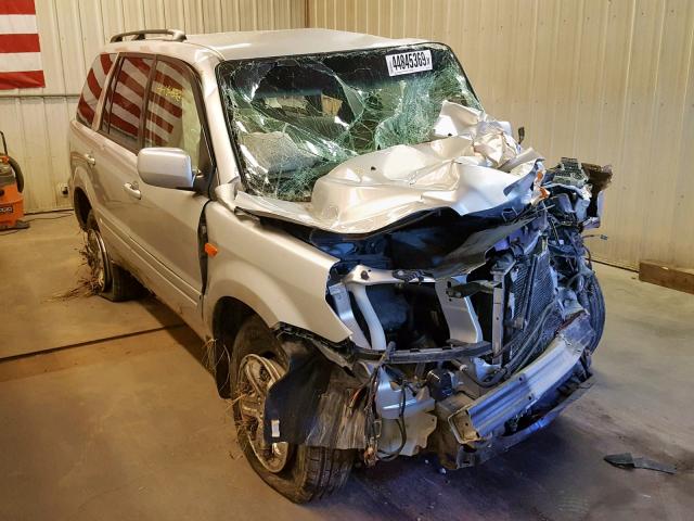 5FNYF18248B024280 - 2008 HONDA PILOT VP SILVER photo 1