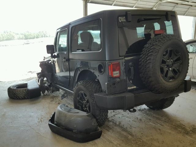 1C4AJWAG0HL592574 - 2017 JEEP WRANGLER S GRAY photo 3