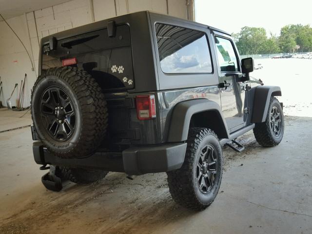 1C4AJWAG0HL592574 - 2017 JEEP WRANGLER S GRAY photo 4