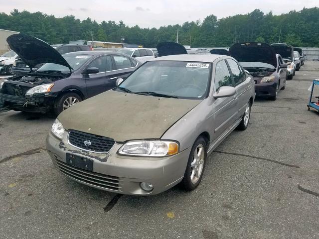 3N1BB51D31L129116 - 2001 NISSAN SENTRA SE GRAY photo 2