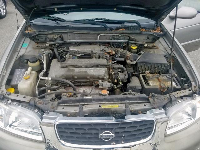 3N1BB51D31L129116 - 2001 NISSAN SENTRA SE GRAY photo 7