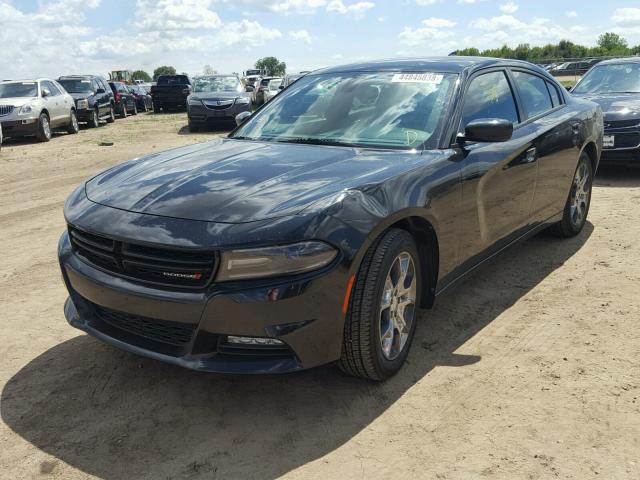 2C3CDXJG3GH238070 - 2016 DODGE CHARGER SX BLACK photo 2