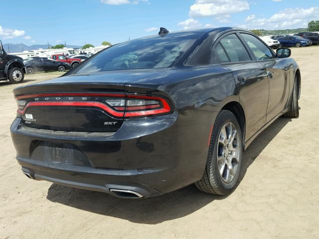 2C3CDXJG3GH238070 - 2016 DODGE CHARGER SX BLACK photo 4