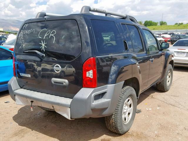 5N1AN0NW2EN802350 - 2014 NISSAN XTERRA X BLACK photo 4