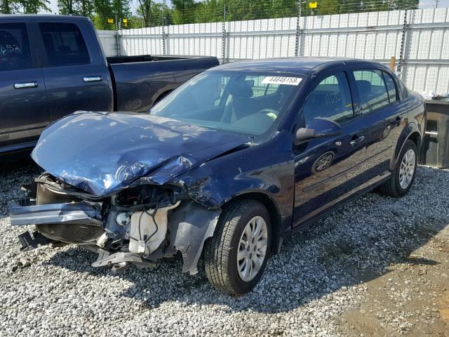 1G1AD5F57A7166204 - 2010 CHEVROLET COBALT 1LT BLUE photo 2