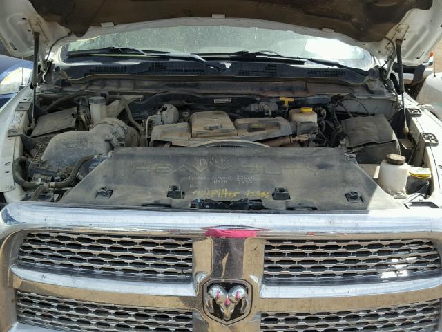 3C63R3EL6DG541845 - 2013 RAM 3500 LARAM WHITE photo 7