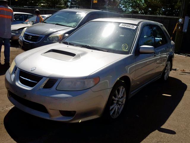 JF4GG22615G050520 - 2005 SAAB 9-2 AERO SILVER photo 2