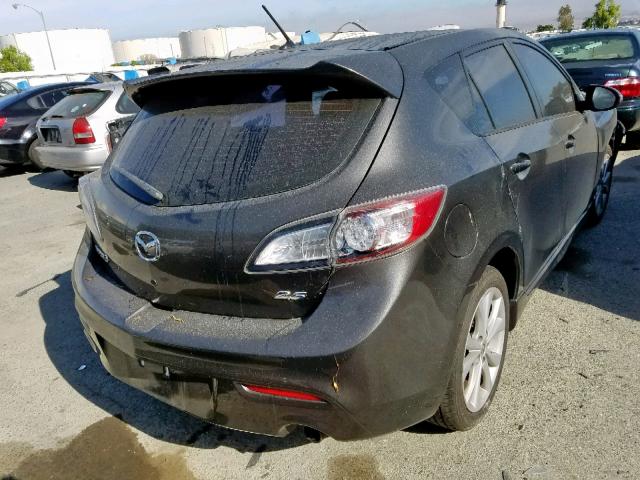 JM1BL1H66A1227820 - 2010 MAZDA 3 S BLACK photo 4