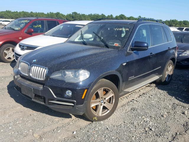5UXFE83509L308233 - 2009 BMW X5 XDRIVE4 BLUE photo 2